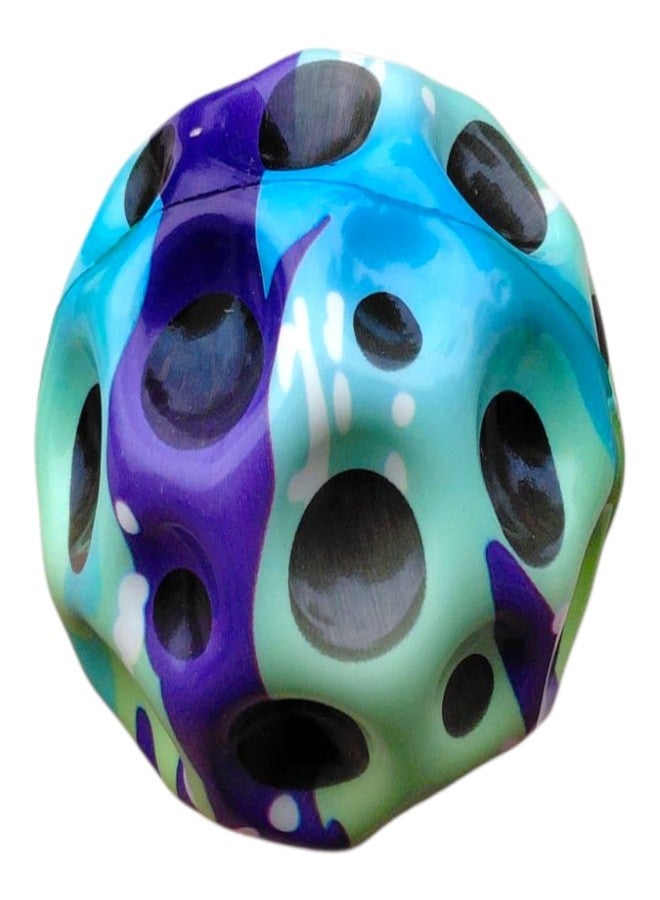 JNil Super High Bouncing Ball, Moon and Space Balls for Kids and Adults, Improve Hand-Eye Coordination, Easy to Grip (Green) - Image 2